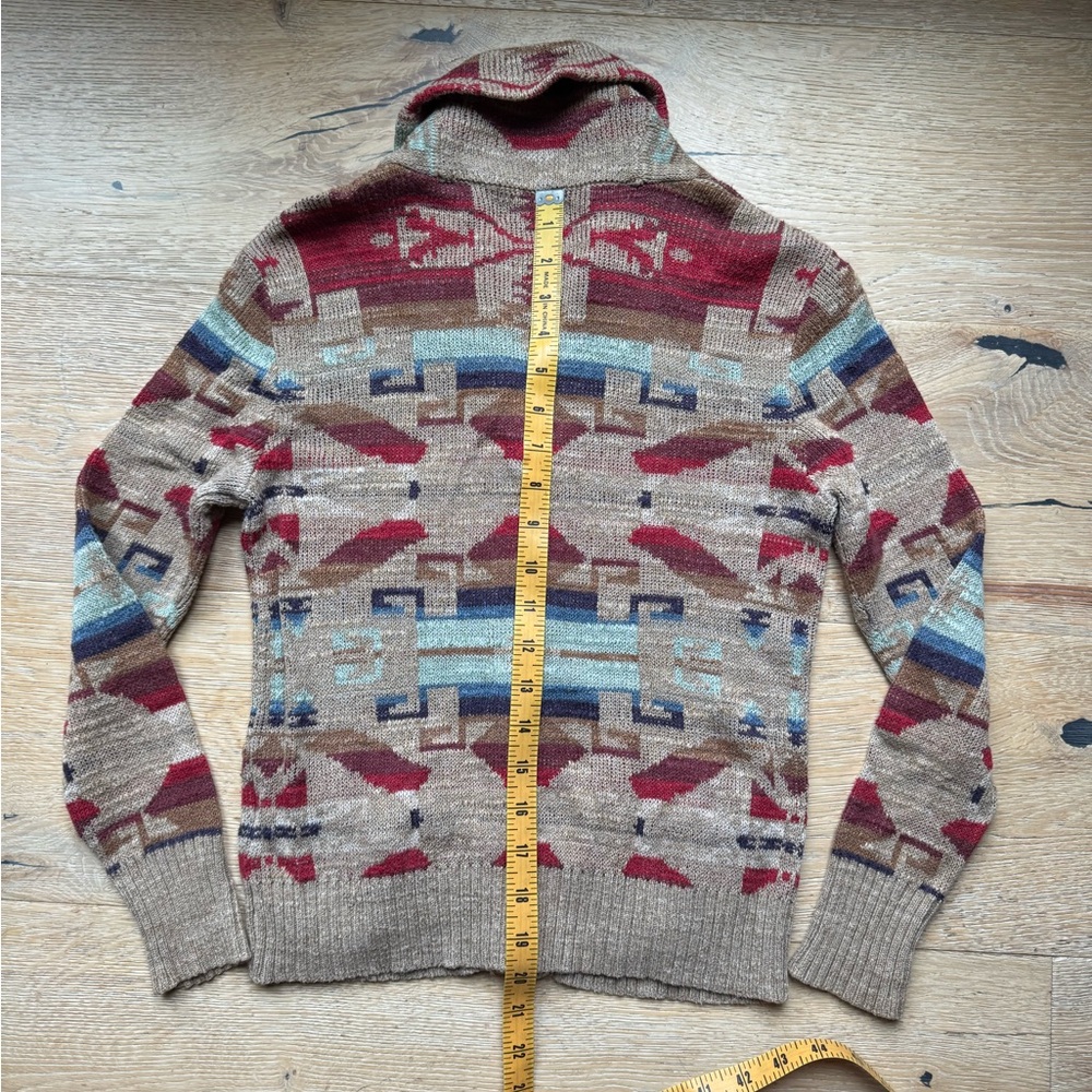 🔥RARE 🔥Aztec Tribal 🔥Cardigan Sz S Ralph Lauren Denim& Supply price firm! - Picture 3 of 5